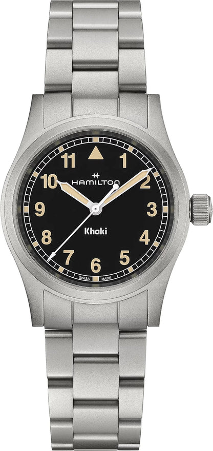 HAMILTON KHAKI FIELD QUARTZ H69301131 Only Time Armbanduhr 33 mm ansicht-3