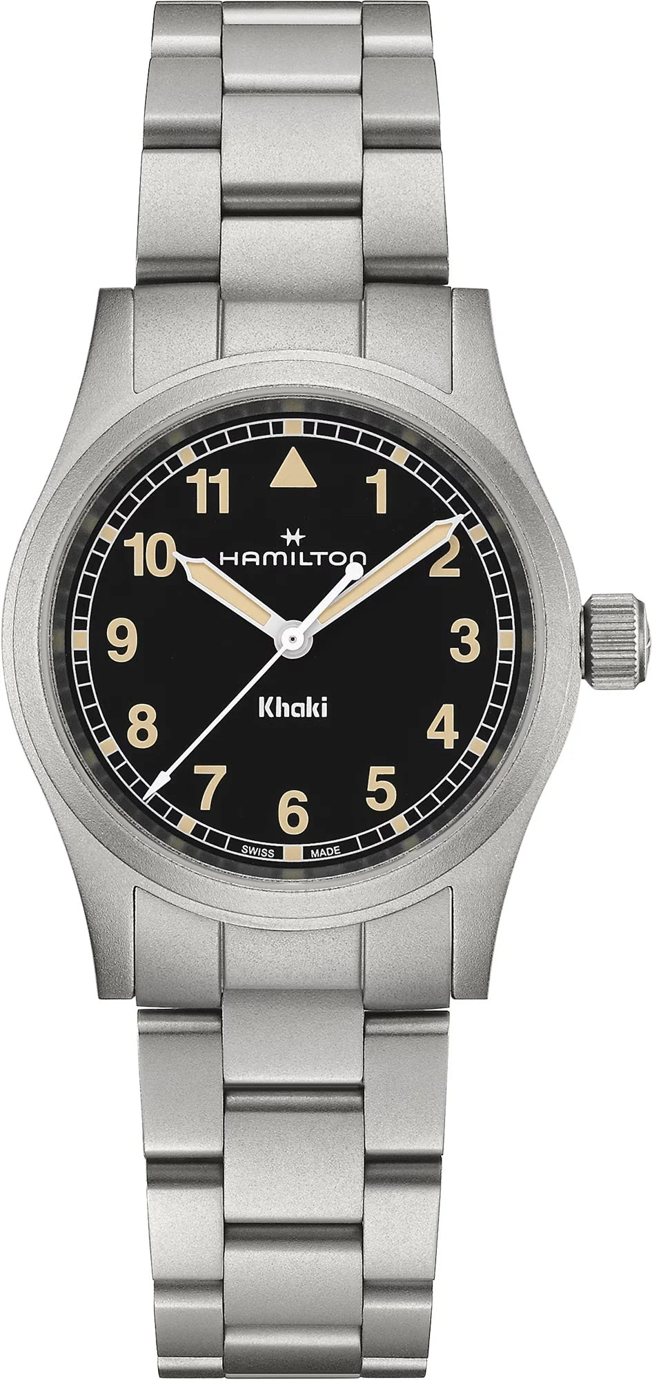 HAMILTON KHAKI FIELD QUARTZ H69301131 Only Time Armbanduhr 33 mm