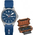 HAMILTON Mod. KHAKI AVIATION PILOT DAY DATE AUTO - AIR-GLACIERS Special Edition + Extra Strap H64655941 Day & Date Armbanduhr 42 mm ansicht-2