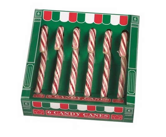 Hamlet Candy Canes Zuckerstangen 6x14g Rot Weiss - Candyshop.ch