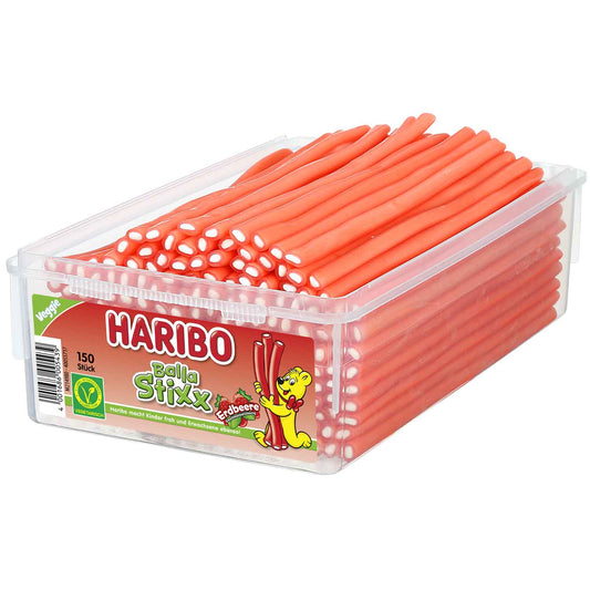 Haribo Balla Stixx Erdbeere vegetarisch 150er - Candyshop.ch