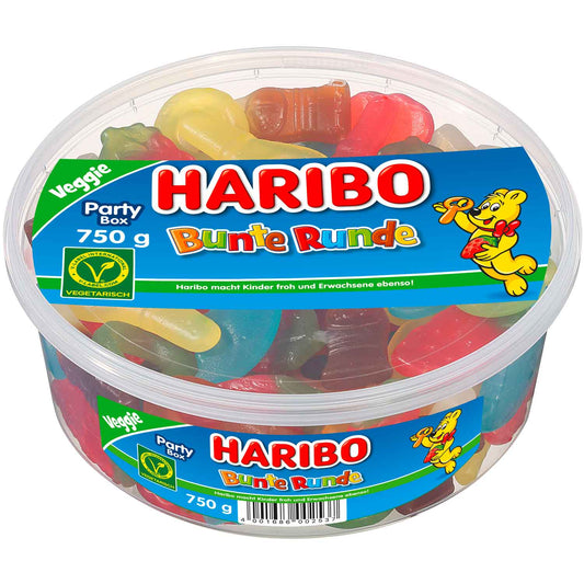 Haribo Bunte Runde vegetarisch 750g - Candyshop.ch