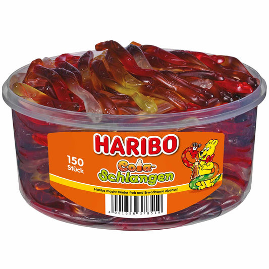 Haribo Cola-Schlangen 150er - Candyshop.ch