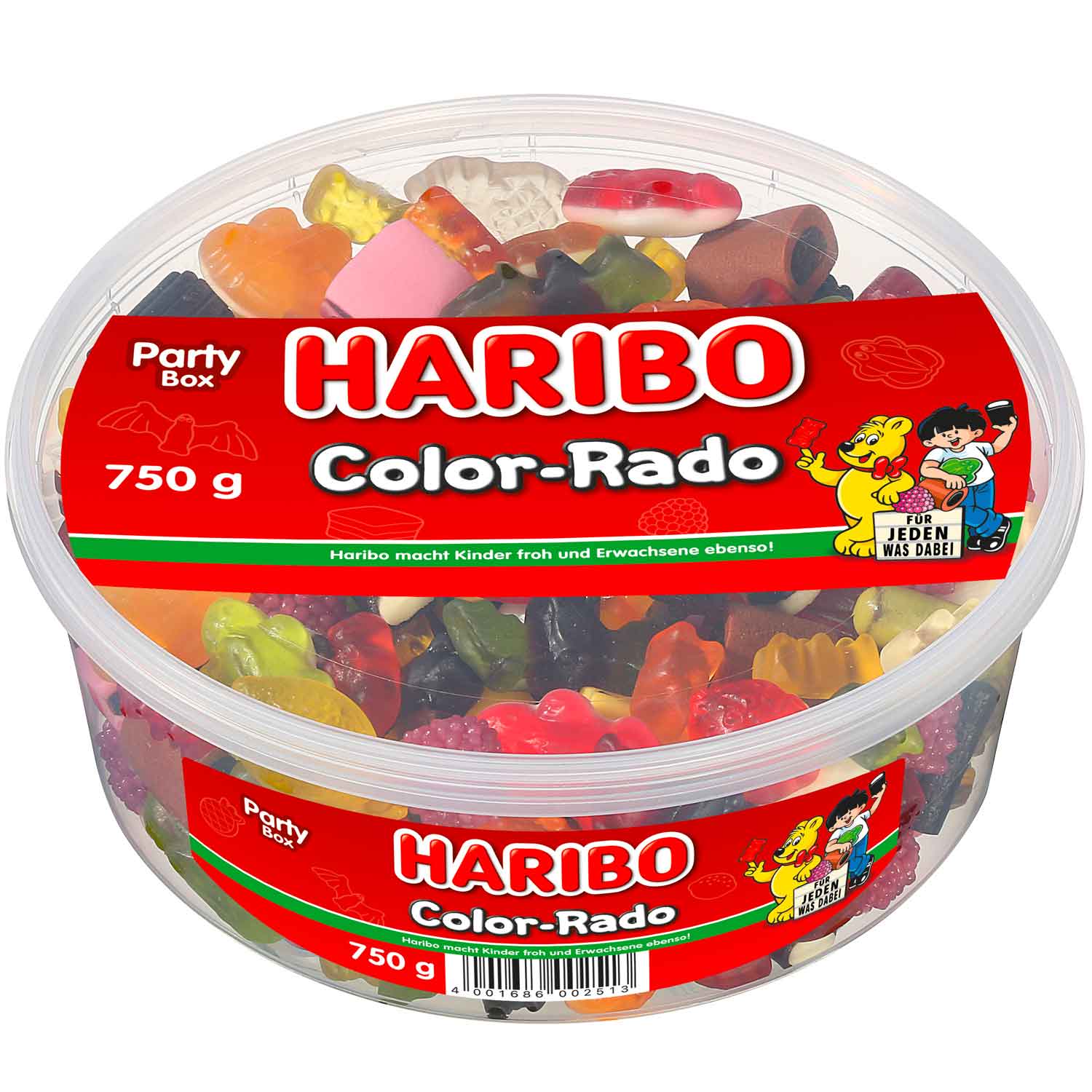 Haribo Color-Rado 750g - Candyshop.ch