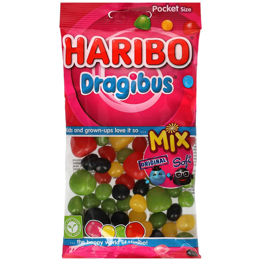 Haribo Dragibus Soft Mix vegetarisch 130g - Candyshop.ch