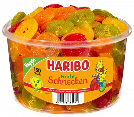 Haribo Frucht Schnecken 150 Fruchtgummi-Schnecken - Candyshop.ch