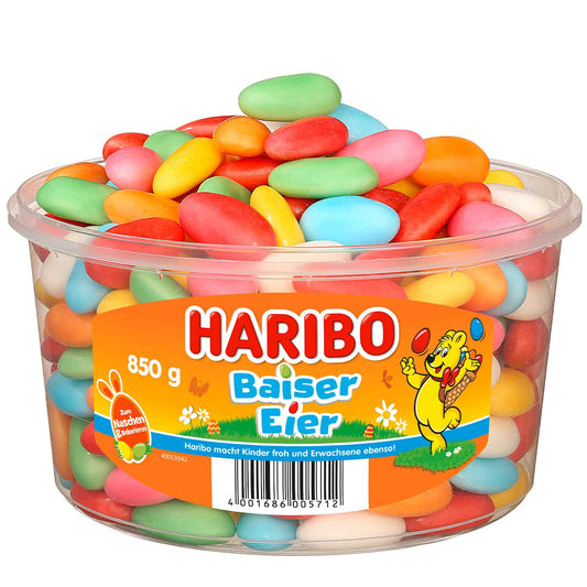 Haribo Baiser Eier 190er Halbeier aus dragiertem Schaumzucker - Candyshop.ch