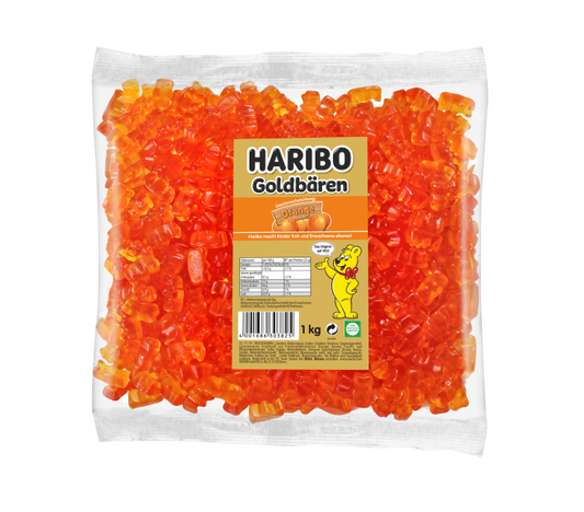 Haribo Goldbären Sortenrein Orange 1 Kg - Candyshop.ch