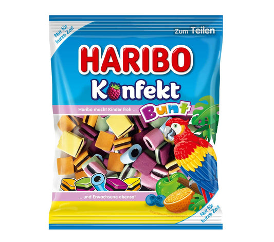 Haribo Konfekt Bunt 175g Lakritzkonfekt - Candyshop.ch