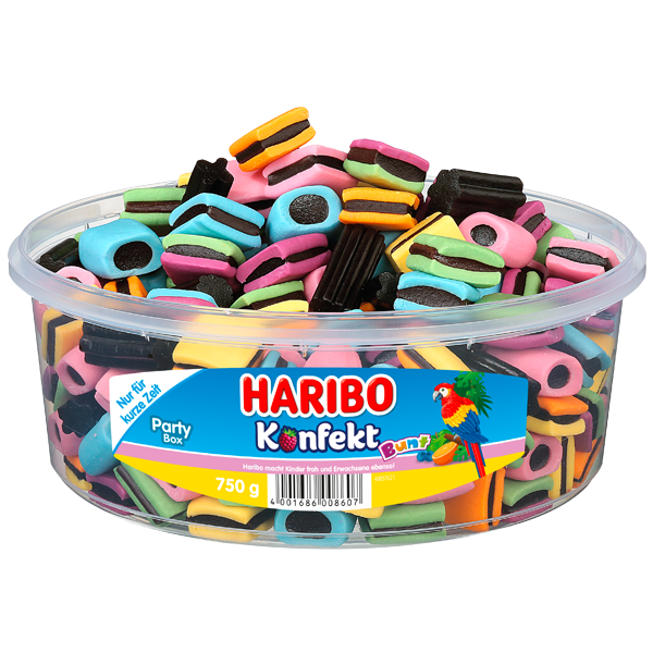Haribo Konfekt Bunt Dose 750g - Candyshop.ch
