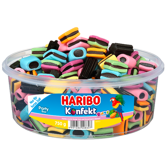 Haribo Konfekt Bunt Dose 750g - Candyshop.ch