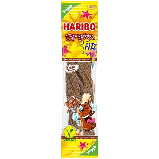 Haribo Spaghetti Cola FIZZ vegan 200g - Candyshop.ch