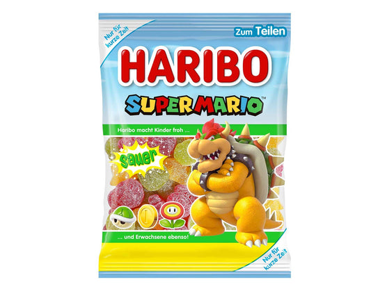 Haribo Super Mario sauer 175g Saures Fruchtgummi - Candyshop.ch