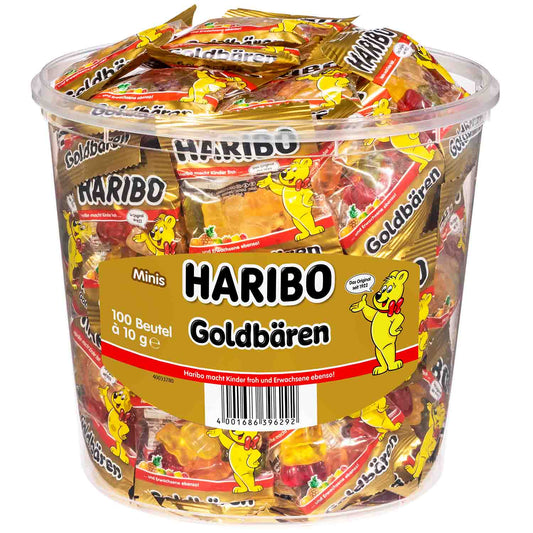 Haribo Goldbären Minis 100x10g - Candyshop.ch
