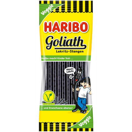 Haribo Goliath Lakritz-Stangen vegetarisch 125g - Candyshop.ch