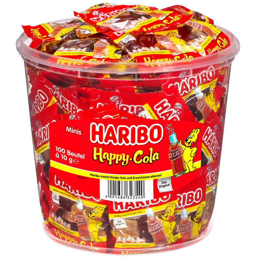 Haribo Happy-Cola Minis 100x10g - Candyshop.ch