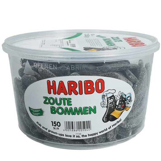 Haribo gezuckerte Salz Lakritz Gurken 150er - Candyshop.ch