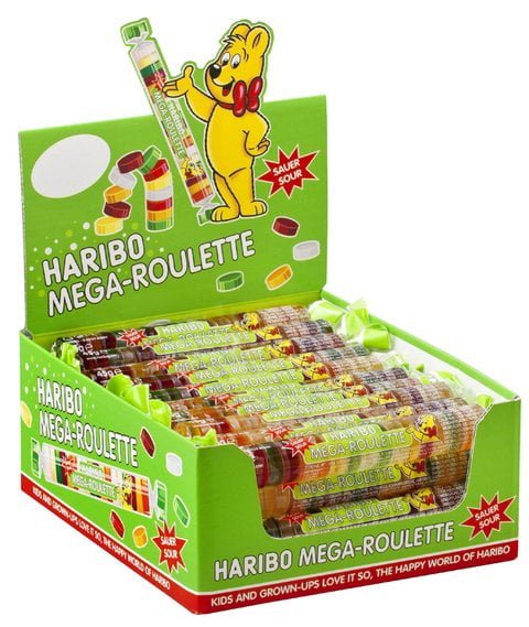 Haribo Mega Roulette Sour 40x45g - Candyshop.ch