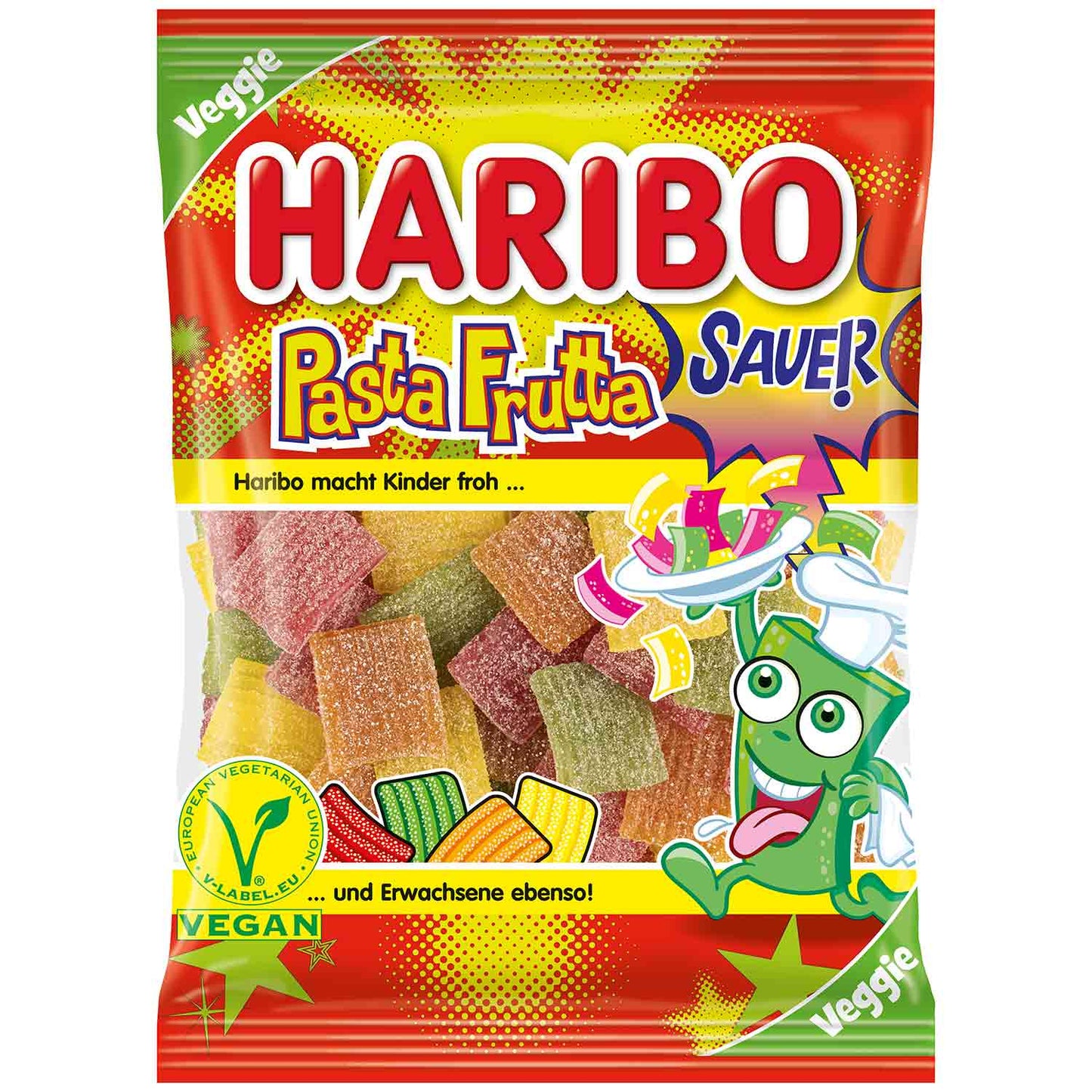 Haribo Pasta Frutta sauer vegan 160g - Candyshop.ch