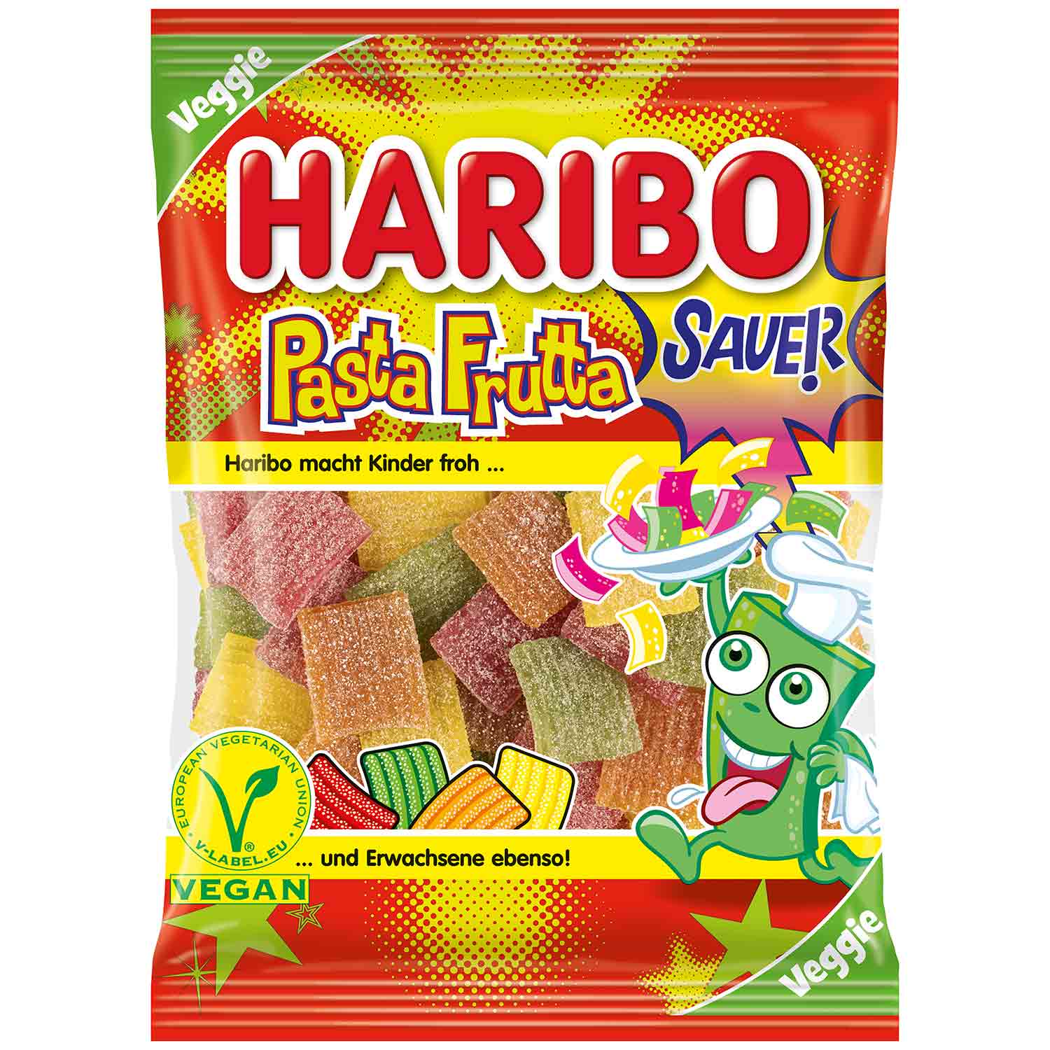 Haribo Pasta Frutta sauer vegan 160g - Candyshop.ch