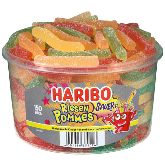 Haribo Riesen Pommes sauer 150er - Candyshop.ch