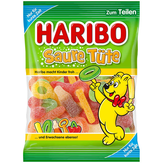 Haribo Saure Tüte 175g - Candyshop.ch