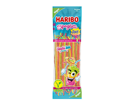 Haribo Spaghetti Slush Ice sour vegan 200g Saures Fruchtgummi