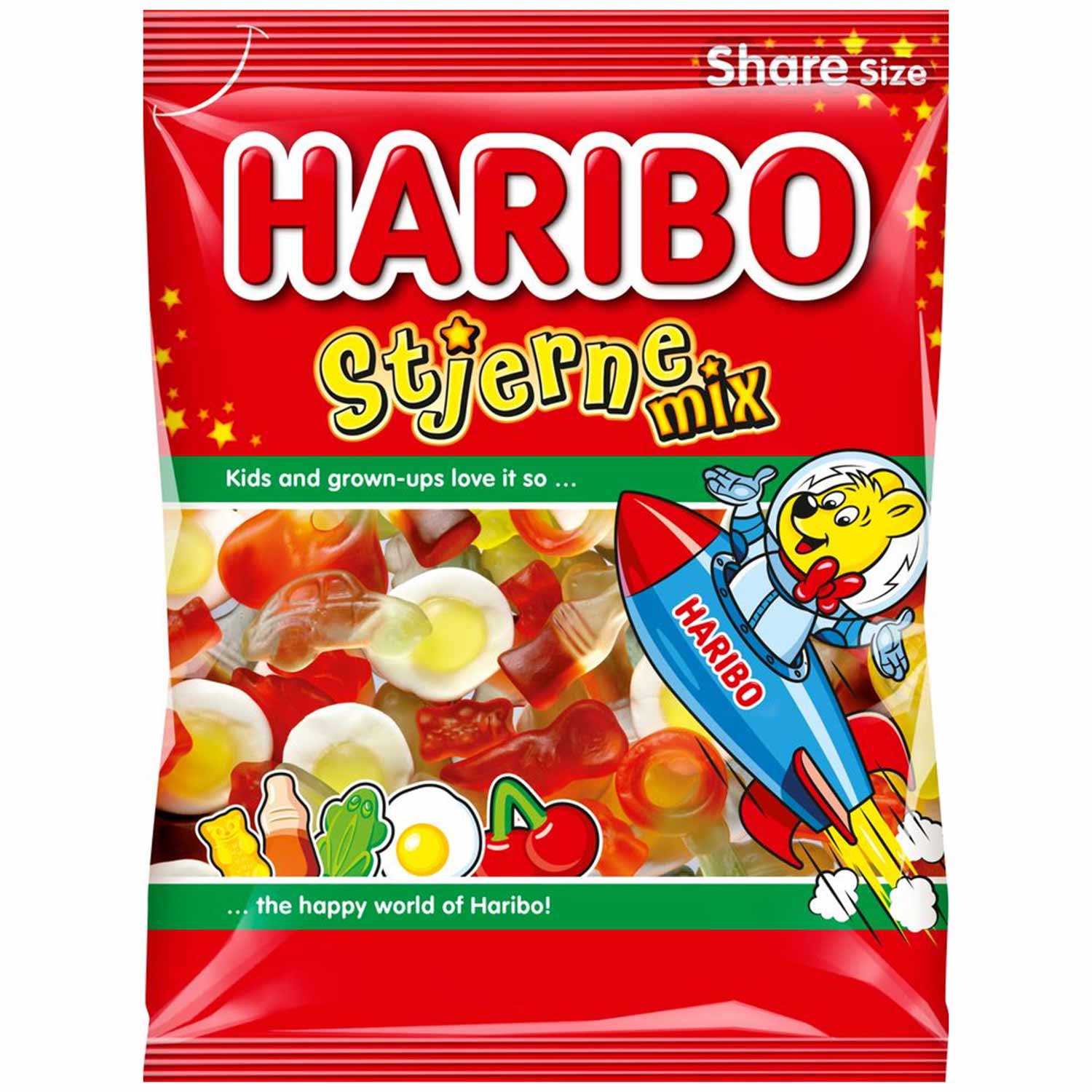 Haribo Stjerne Mix 375g - Candyshop.ch