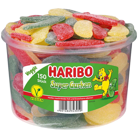 Haribo Super Gurken vegan 150er - Candyshop.ch