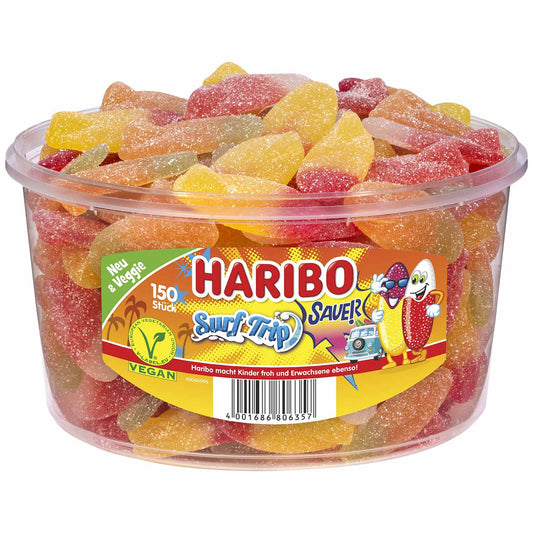 Haribo Surf Trip sauer vegan 150er - Candyshop.ch