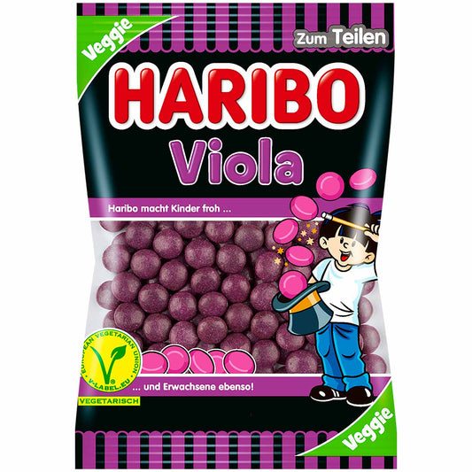Haribo Viola vegetarisch 125g - Candyshop.ch
