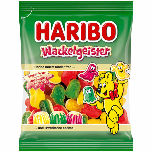 Haribo Wackelgeister 160g Fruchtgummi mit Schaumzucker