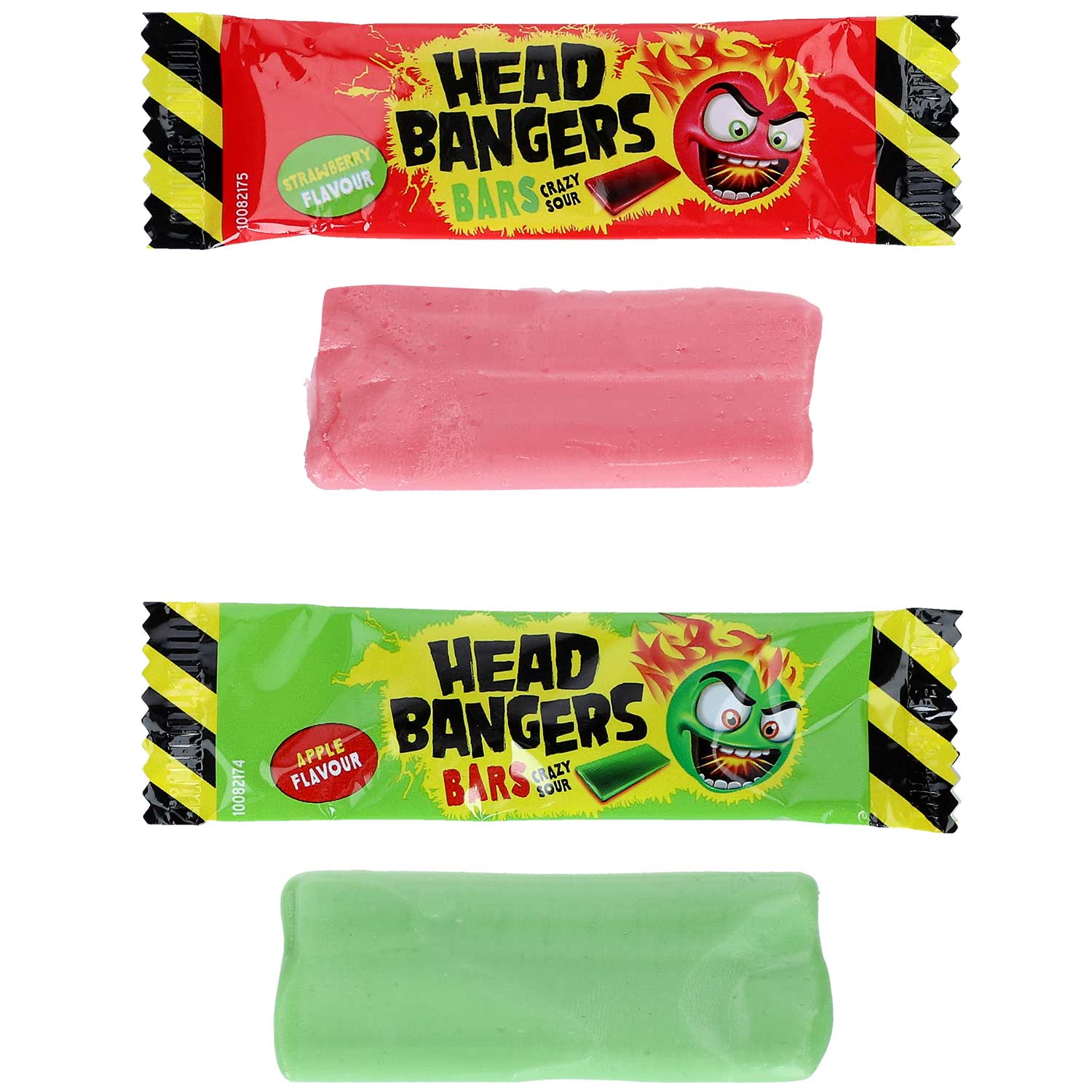 Head Bangers Bars Crazy Sour Apfel & Erdbeere 200g - Candyshop.ch