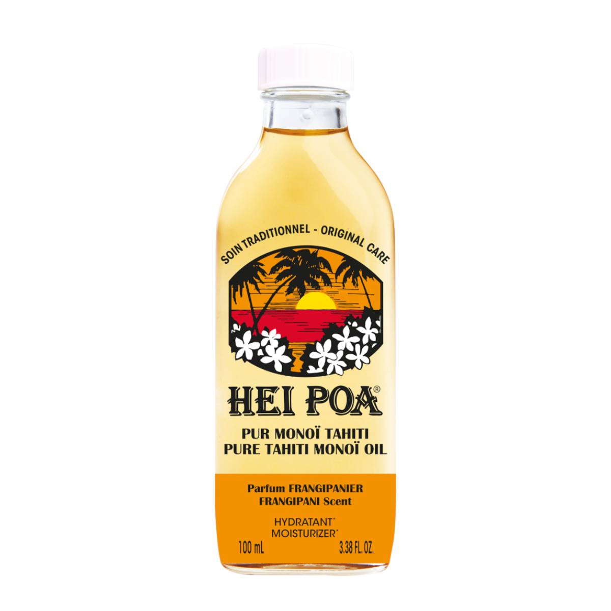 Hei Poa Hei Poa, Pure Thaiti Manoi, Feuchtigkeitsspendend, Frangipani, Körperöl, 100 ml Regular