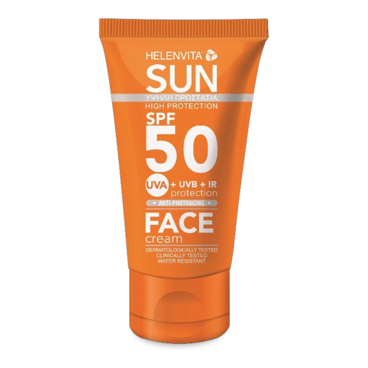 Helenvita Helenvita, Sun, UVA- und UVB-Schutz, Vor Sonneneinstrahlung, Sahne, Für das Gesicht, SPF 50, 50 ml Regular