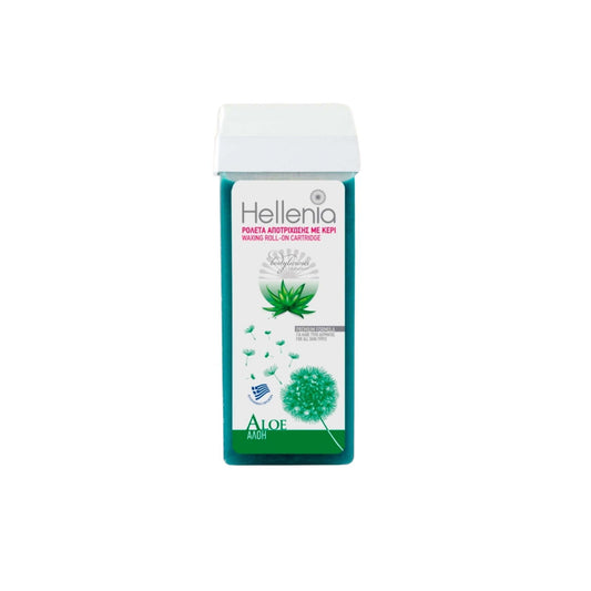 Hellenia Depilationswachs Hellenia, Depilatory Wax, Aloe Vera, Silky Finish, Depilatory Wax, Refillable, Body, 100 ml *Tester