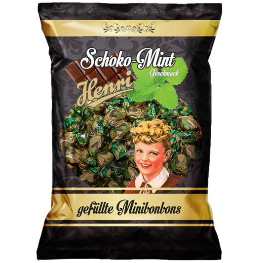 Henri gefüllte Minibonbons Schoko-Mint 200g - Candyshop.ch