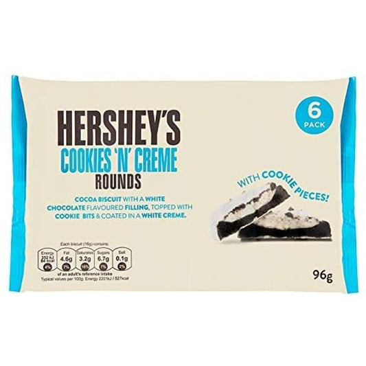 Hershey's - Cookies 'N' Cream Rounds 6er Pack - 96g - Candyshop.ch