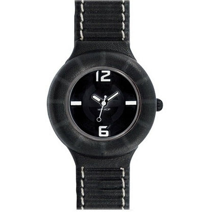 HIP HOP LEATHER HWU0204 Only Time Armbanduhr 32 mm