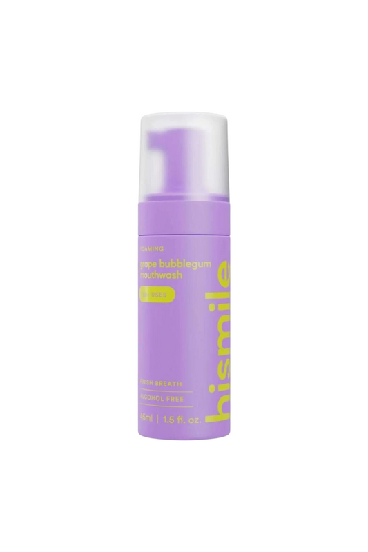 Hismile Mundwasser Hismile, Mouthwash, Grape Bubblegum, Fresh Breath, 45 ml Regular