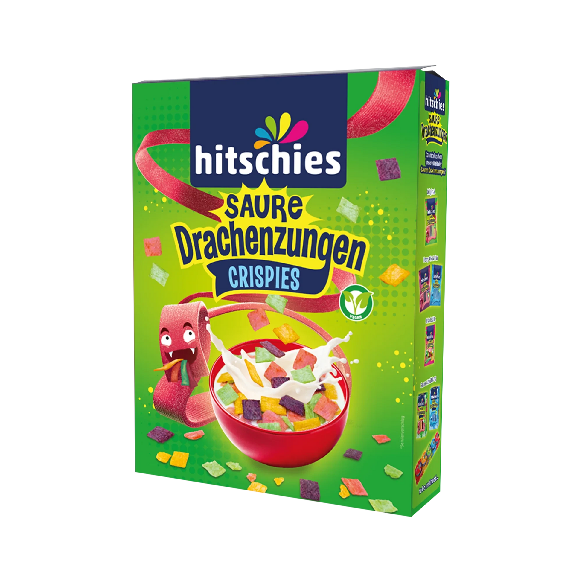 hitschies Saure Drachenzungen Crispies Cerealien 270g - Candyshop.ch