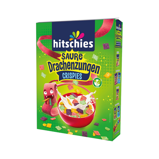 hitschies Saure Drachenzungen Crispies Cerealien 270g - Candyshop.ch
