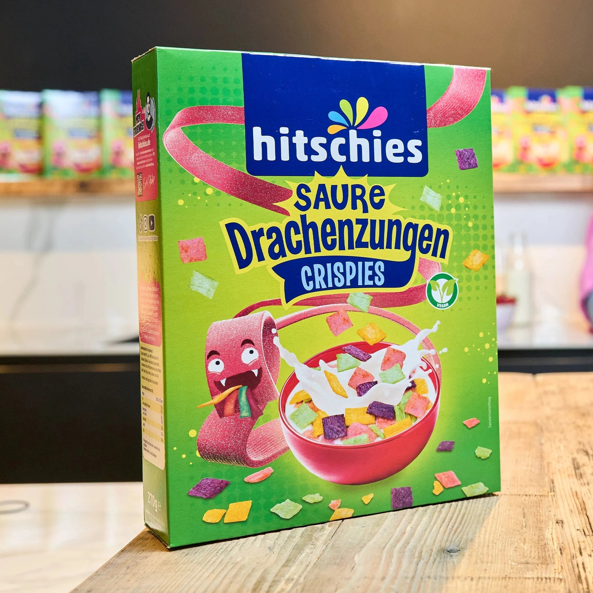 hitschies Saure Drachenzungen Crispies Cerealien 270g - Candyshop.ch