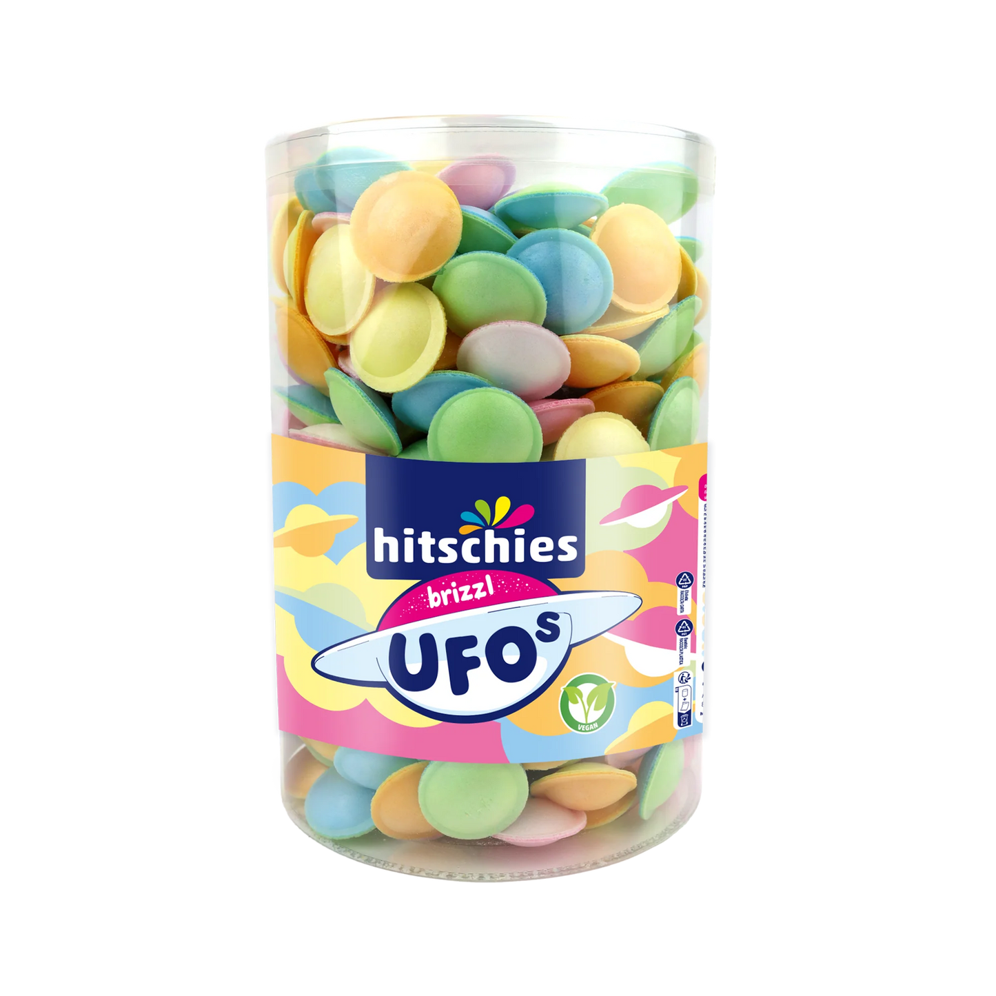 Hitschies Ufo´s Dose 450g - Candyshop.ch