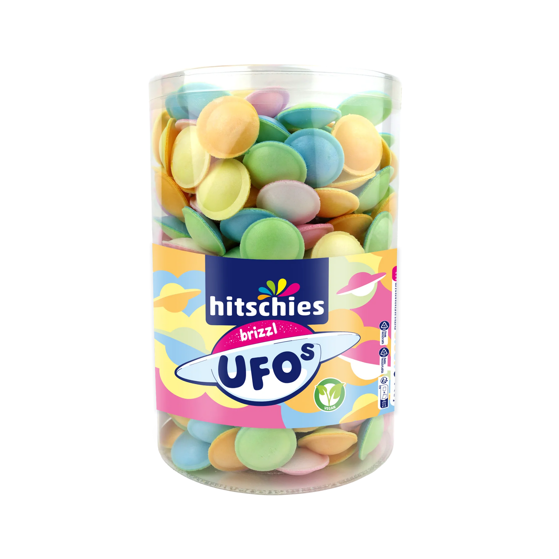 Hitschies Ufo´s Dose 450g - Candyshop.ch