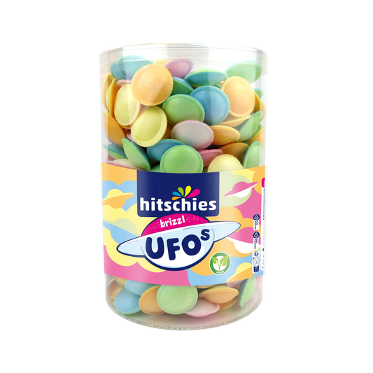 Hitschies Ufo´s Dose 450g - Candyshop.ch