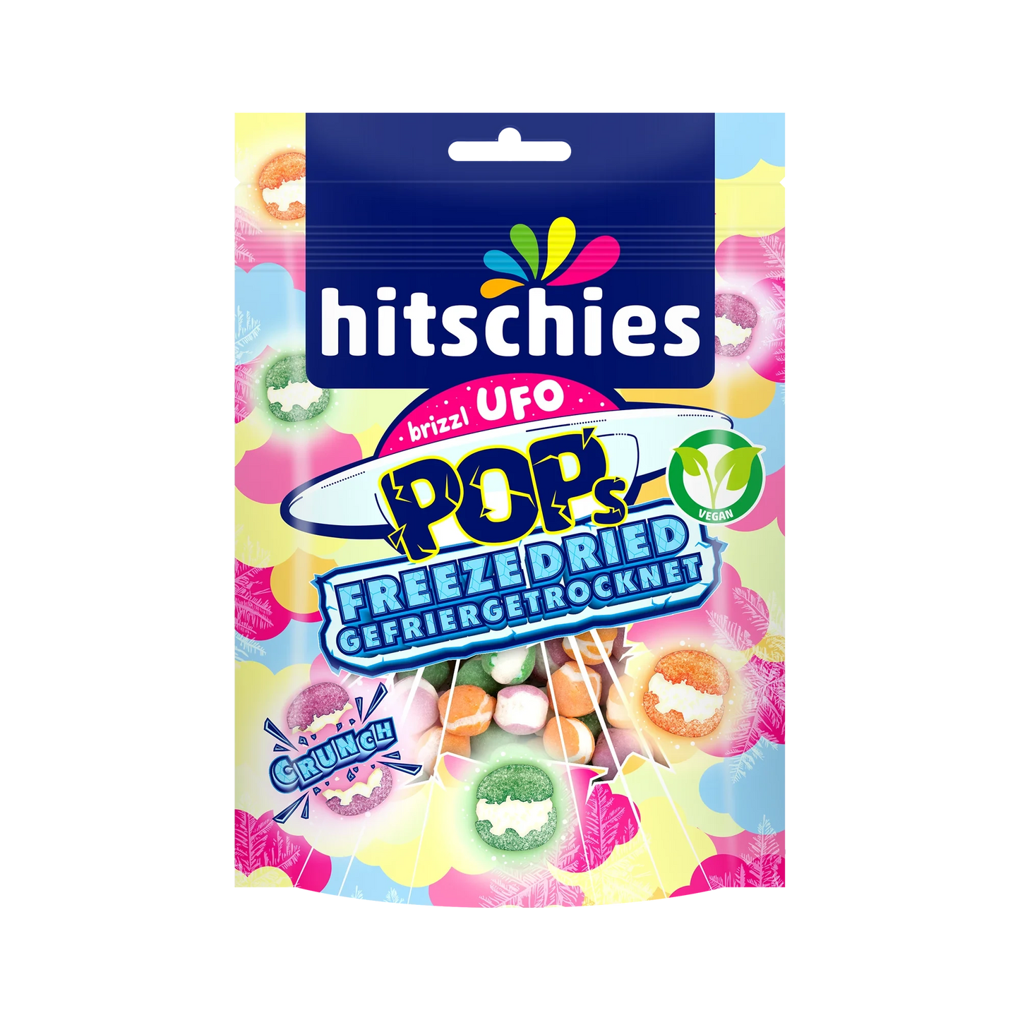 Hitschies brizzl UFO Pops Freeze Dried Candy 50g - Candyshop.ch