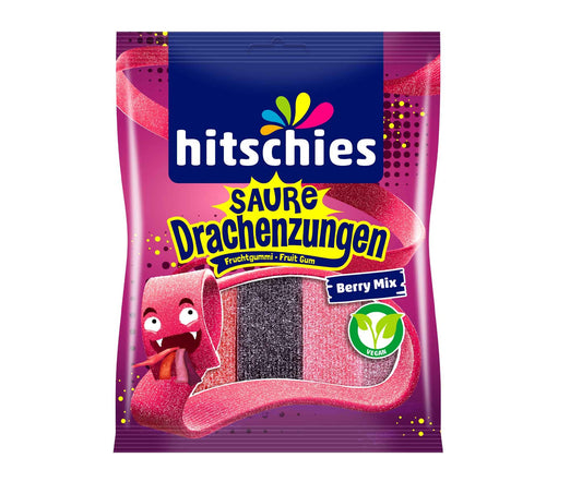 hitschies Saure Drachenzungen Berry Mix vegan 125g - Candyshop.ch