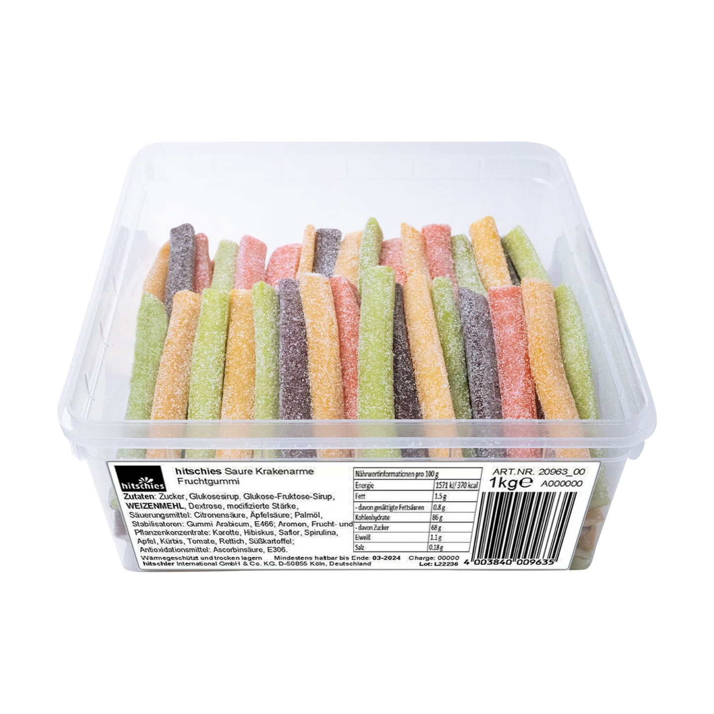 hitschies Saure Krakenarme 1000g - Candyshop.ch