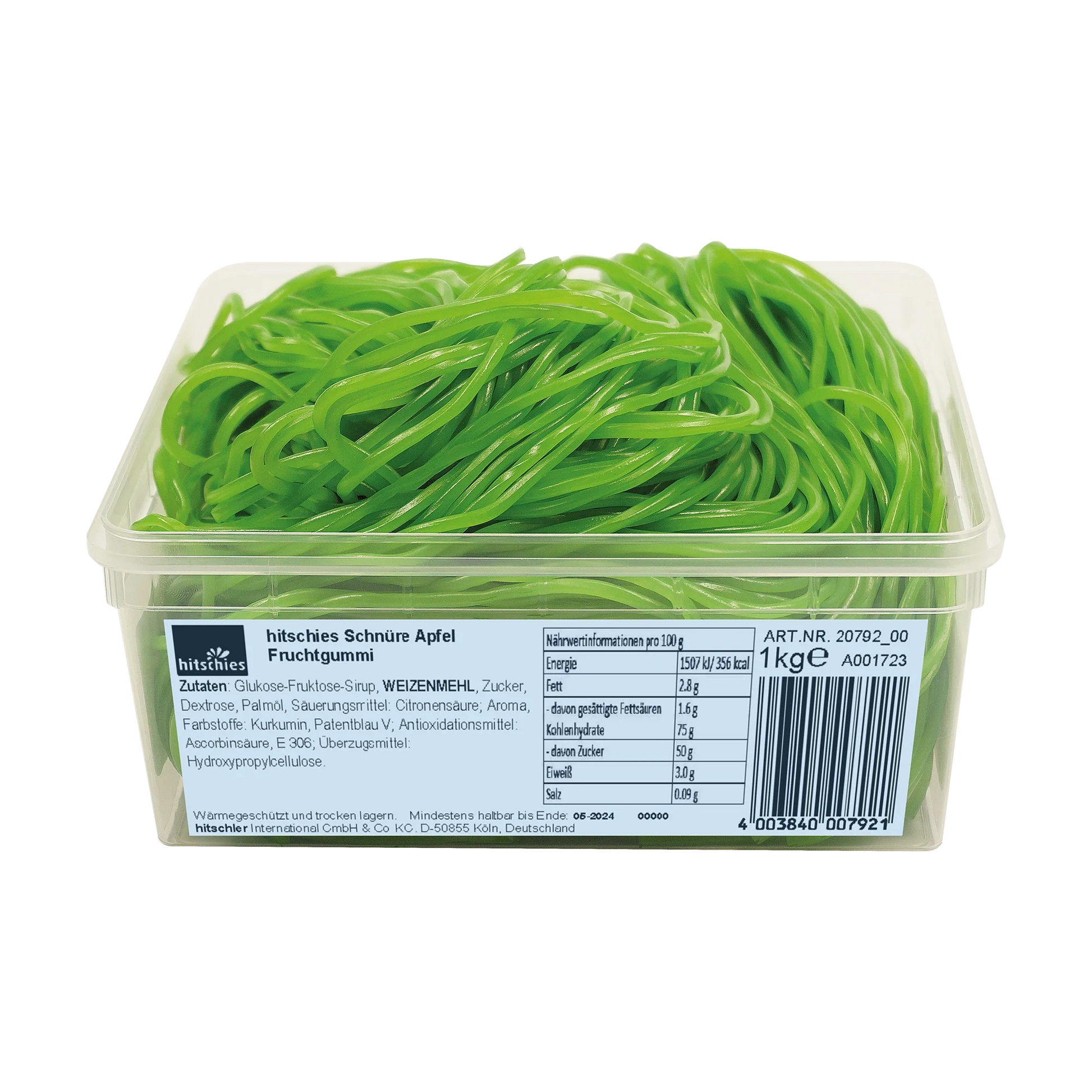 hitschies Schnürre Apfel 1000g - Candyshop.ch